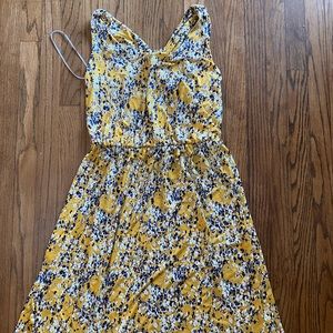 Kaileigh Stitchfix Yellow Floral Dress